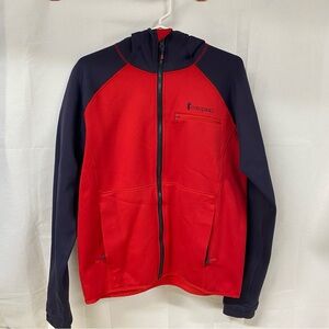Cotopaxi Red Navy Full Zip Jacket Men’s Medium Outdoor Fleece